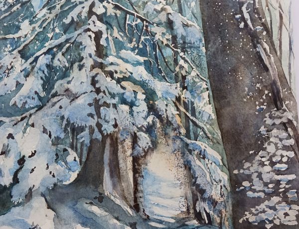 Winter Wonderland, 2025, 32 x 45 cm, Ingrespapier, #0101