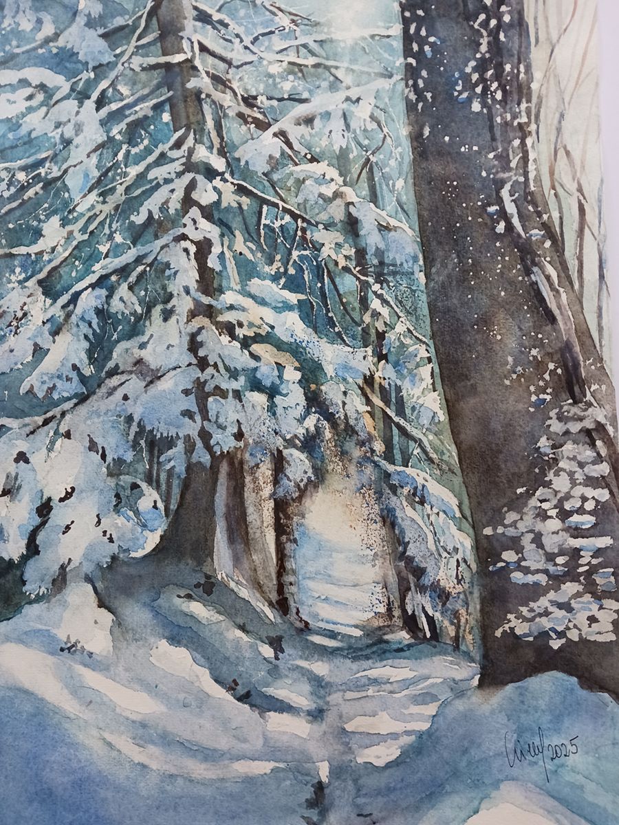 Winter Wonderland, 2025, 32 x 45 cm, Ingrespapier, #0101