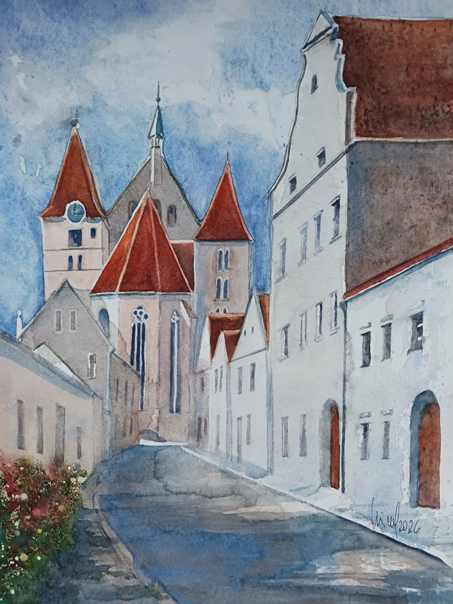 Eggenburg, NÖ, 2026, 50 x 60 cm, Ingrespapier